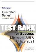 Test Bank For Technology for Success and Illustrated Series® Collection, Microsoft® 365® & Office® 2021 - 1st - 2023 All Chapters - 9780357675038