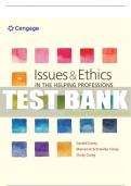 Test Bank For Issues and Ethics in the Helping Professions - 10th - 2019 All Chapters - 9780357670552