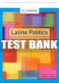 Test Bank For Latino Politics: Power, Intersectionality, and the Future of American Democracy - 1st - 2023 All Chapters - 9780357660409