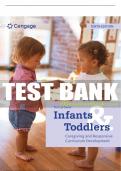 Test Bank For Infants and Toddlers: Caregiving and Responsive Curriculum Development - 10th - 2023 All Chapters - 9780357625378