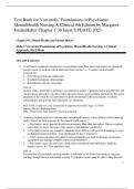 Test Bank for Varcarolis' Foundations of Psychiatric-MentalHealth Nursing A Clinical 9th Edition by Margaret JordanHalter Chapter 1-36 latest UPDATE 2023