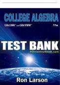 Test Bank For College Algebra - 11th - 2022 All Chapters - 9780357454091