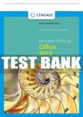 Test Bank For New Perspectives Microsoft® Office 365 & Office 2019 Advanced - 1st - 2020 All Chapters - 9780357360521
