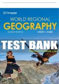 Test Bank For World Regional Geography - 7th - 2022 All Chapters - 9780357034071