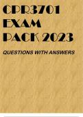 CPR3701 EXAM PACK 2023