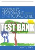 Test Bank For Observing Development of the Young Child 8th Edition All Chapters - 9780132867566