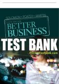 Test Bank For Better Business 6th Edition All Chapters - 9780137469048