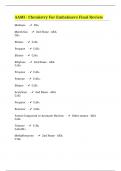 AAMI - Chemistry For Embalmers Final Review