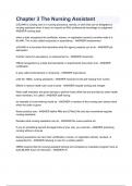 Chapter 3 The Nursing Assistant 2023-2024|A+ Graded|100% Verified Answers