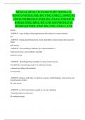 MENTAL HEALTH EXAM #3 BY DONNA D. IGNATAVICIUS, MS, RN, CNE, CNECL, Essentials of Psychiatric Mental Health Nursing 10th Edition Concepts of Care in Evidence - Based Practice 10th editionANEF, M. LINDA WORKMAN, PHD, RN, FAAN, CHERIE R. REBAR, PHD, MBA, RN