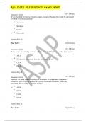 Apu math 302 midterm exam latest