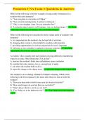 Prometric CNA Exam 3 Questions & Answers