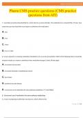 Pharm CMS practice questions (CMS practice questions from ATI)