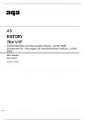 Aqa AS History 7041/1F Mark Scheme June2023.