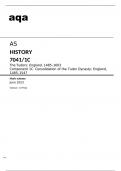 Aqa AS History 7041/1C Mark Scheme June2023.