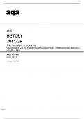 Aqa AS History 7041/2R Question Paper and Mark Scheme June23.