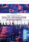 Test Bank For Legal and Ethical Aspects of Health Information Management - 5th - 2021 All Chapters - 9780357361542