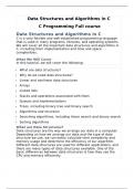 data structure and algorithems in C programing