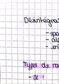 fiche portant sur le chapitre de radioactivité de la spé physique-chimie au programme du baccalauréat général 2023