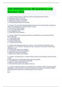 ASE BRAKES Exam #6 Questions and Answers 2023