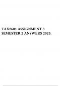 TAX2601 ASSIGNMENT 3 SEMESTER 2 ANSWERS 2023.