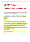 NR228 FINAL QUESTIONS ANSWERS