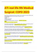 ATI real life RN Medical  Surgical: COPD 2023