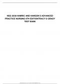 NSG 3039 HAMRIC AND HANSON S ADVANCED PRACTICE NURSING 6TH EDITION TRACY O GRADY TEST BANK