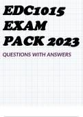 EDC1015 EXAM PACK 2023