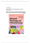 Test Bank  for  Advanced Physiology and Pathophysiology: Essentials for Clinical Practice, 1st Edition (Tkacs, 2021) All Chapters Guide