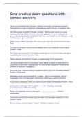 Qma practice exam questions with correct answers.