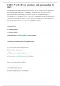 CADC Practice Exam Questions and Answers (Test 1) 2023.docx