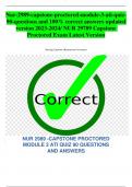 Nur-2989-capstone-proctored-module-3-ati-quiz90-questions and 100% correct answers updated  version 2023-2024/ NUR 29789 Capstone  Proctored Exam Latest Version