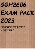 GGH2606 EXAM PACK 2023