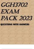 GGH3702 EXAM PACK 2023