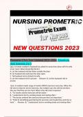 Prometric CNA Test Updated 2023 -2024 /Questions And Answers (A+)