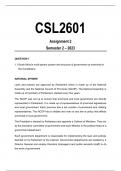 CSL2601 Assignment 2 Semester 2 2023