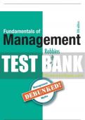 Test Bank For Fundamentals of Management 10th Edition All Chapters - 9780134240848