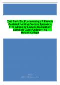 Test Bank For Pharmacology A Patient-Centered Nursing Process Approach, 11th Edition by Linda E. McCuistion| Complete Guide Chapter 1-58| Test Bank 100% Veriﬁed Answers