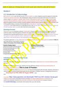 NURS 251 MODULE 4 PHAMACOLOGY STUDY GUIDE 2023 UPDATED 100% RATED PASS!!!! 