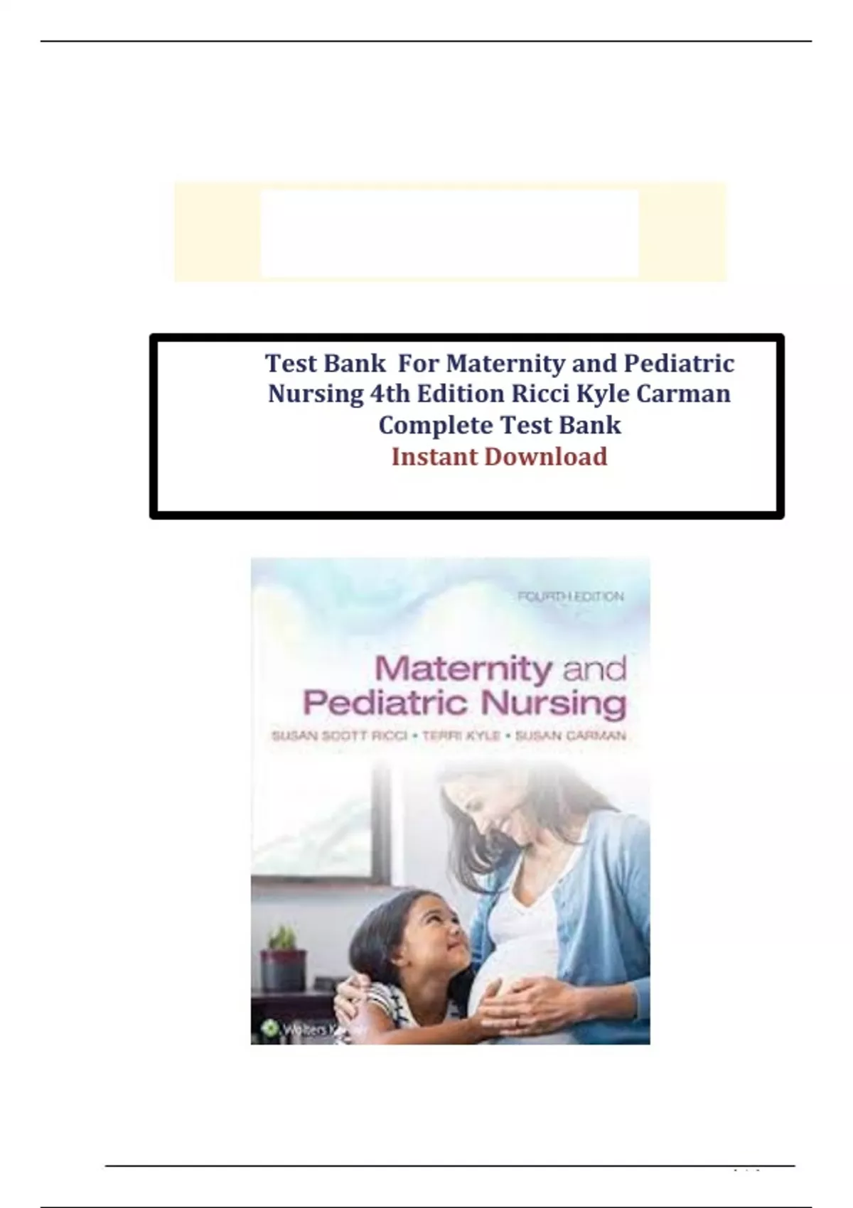 Maternity and Pediatric Nursing: 9781975139766: Medicine & Health Science  Books @