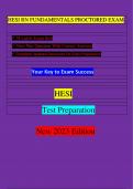 HESI RN FUNDAMENTALS PROCTORED EXAM (38 EXAM SETS) / RN HESI FUNDAMENTALS PROCTORED EXAM / RN FUNDAMENTALS HESI PROCTORED EXAM:LATEST