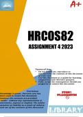 HRCOS82 Assignment 4 Semester 2 2023