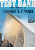 Fundamentals of Corporate Finance, 5th Edition by Robert , David , Bates & Gillan. (All Chapters 1-21) | TEST BANK 