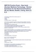 NMTCB Practice Exam - New book (Nuclear Medicine Technology - Review Questions for the Board Examinations 5th ed. Mantel, Reddin, Cheng, Alavi) Q & A