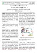 Parametric Study on Radiator Test Rig