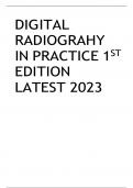 DIGITAL RADIOGRAHY IN PRACTICE 1ST EDITION 