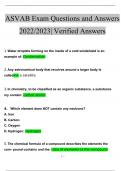 Real ASVAB test questions and answers 2022/2023