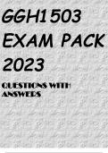 GGH1503 EXAM PACK 2023