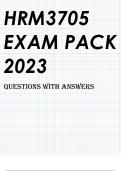 HRM3705 EXAM PACK 2023